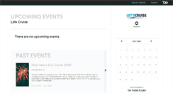 Desktop Screenshot of letscruise.ticketleap.com