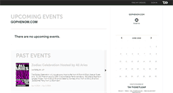 Desktop Screenshot of gophenom.ticketleap.com