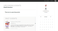 Desktop Screenshot of dequproductions.ticketleap.com