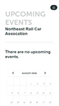 Mobile Screenshot of nerailcar.ticketleap.com