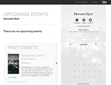 Tablet Screenshot of harvestnoir.ticketleap.com