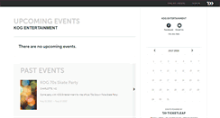 Desktop Screenshot of kog-entertainment.ticketleap.com