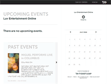 Tablet Screenshot of luventertainment.ticketleap.com