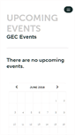 Mobile Screenshot of gecevents.ticketleap.com