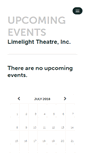 Mobile Screenshot of limelighttheatre.ticketleap.com