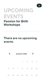 Mobile Screenshot of passionforbirth.ticketleap.com