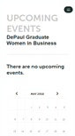 Mobile Screenshot of depaulgwb.ticketleap.com