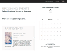 Tablet Screenshot of depaulgwb.ticketleap.com