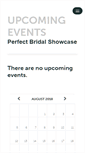 Mobile Screenshot of perfectbridalshowcase.ticketleap.com