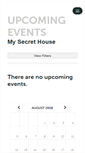 Mobile Screenshot of mysecrethouse.ticketleap.com