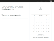 Tablet Screenshot of hoseonebfd.ticketleap.com