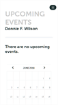 Mobile Screenshot of donniefwilson.ticketleap.com