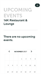 Mobile Screenshot of 14krestaurant.ticketleap.com
