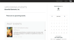 Desktop Screenshot of essentialelements.ticketleap.com