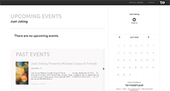 Desktop Screenshot of justjoking.ticketleap.com