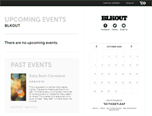 Tablet Screenshot of blkout.ticketleap.com