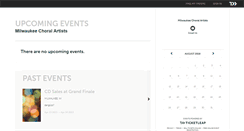 Desktop Screenshot of milwaukeechoralartists.ticketleap.com