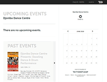 Tablet Screenshot of djoniba.ticketleap.com