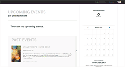 Desktop Screenshot of bkentertainment.ticketleap.com