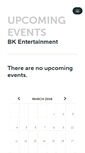 Mobile Screenshot of bkentertainment.ticketleap.com