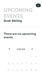 Mobile Screenshot of duskstirling.ticketleap.com