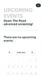 Mobile Screenshot of downtheroadadvancedscreening.ticketleap.com