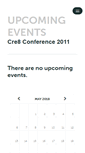 Mobile Screenshot of cre8conference.ticketleap.com