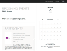 Tablet Screenshot of palsdoulas.ticketleap.com