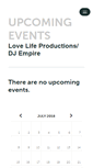 Mobile Screenshot of lovelifeproductions.ticketleap.com