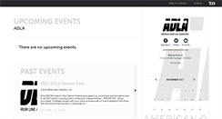 Desktop Screenshot of adla.ticketleap.com