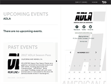 Tablet Screenshot of adla.ticketleap.com