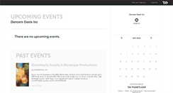 Desktop Screenshot of dancersoasis.ticketleap.com