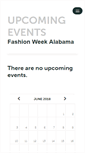 Mobile Screenshot of fashionweekalabama.ticketleap.com
