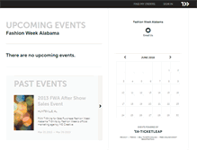 Tablet Screenshot of fashionweekalabama.ticketleap.com
