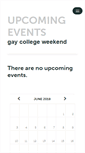 Mobile Screenshot of gaycollegeweekend.ticketleap.com