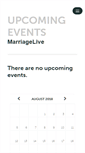 Mobile Screenshot of marriagelive.ticketleap.com