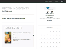 Tablet Screenshot of marriagelive.ticketleap.com