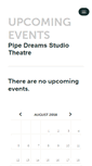 Mobile Screenshot of pipedreams.ticketleap.com