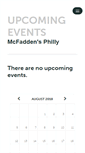 Mobile Screenshot of mcfaddensphilly.ticketleap.com