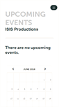 Mobile Screenshot of isis.ticketleap.com