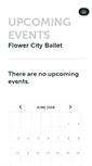 Mobile Screenshot of flowercityballet.ticketleap.com