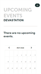 Mobile Screenshot of devastation.ticketleap.com