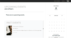 Desktop Screenshot of johnandpeters.ticketleap.com