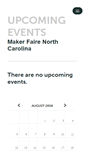 Mobile Screenshot of makerfairenc.ticketleap.com