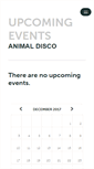 Mobile Screenshot of animaldisco.ticketleap.com