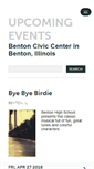 Mobile Screenshot of bentonciviccenter.ticketleap.com