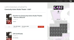 Desktop Screenshot of castevents.ticketleap.com
