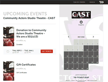 Tablet Screenshot of castevents.ticketleap.com