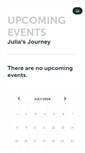 Mobile Screenshot of juliasjourney.ticketleap.com