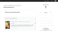 Desktop Screenshot of ecflrodeocom.ticketleap.com